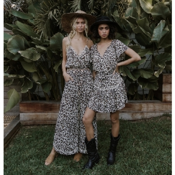 Spell Cream and Black Animal Print Jumpsuit - Picture 5 of 12